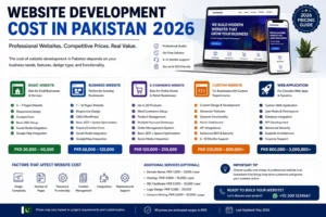 website development cost in Pakistan